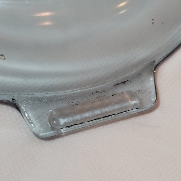 Vintage PYREX Blue Flameware 1940's 7" Skillet #817B w/Glass Handle - Picture 5 of 10